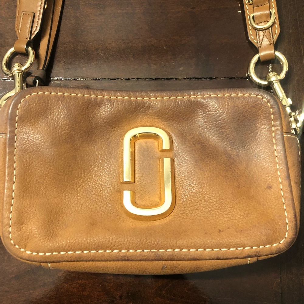 Marc Jacobs Brown Leather Crossbody Handbag*